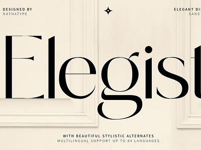 Free Elegist Display Font