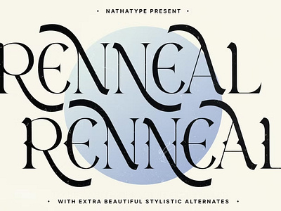 Free Renneal Display Font