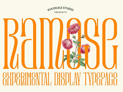 Free Ramose - Experimental Classic Display Serif Font calligraphy display font display typeface elegant font font font awesome font family fonts handwritten lettering modern font modern fonts sans serif sans serif font script serif font type typedesign typeface vintage font