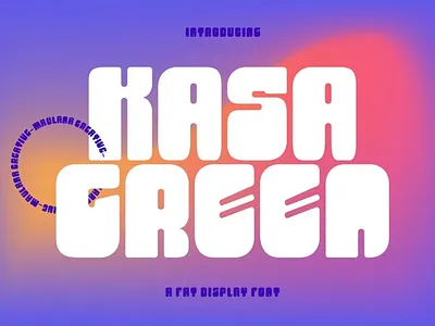 Free Kasa Green Fat Display Font calligraphy display font display typeface elegant font font font awesome font family fonts handwritten lettering modern font modern fonts sans serif sans serif font script serif font type typedesign typeface vintage font