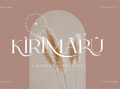 Free Kirimaru - Font calligraphy display font display typeface elegant font font font awesome font family fonts handwritten lettering modern font modern fonts sans serif sans serif font script serif font type typedesign typeface vintage font