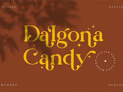 Free Dalgona Candy - Font