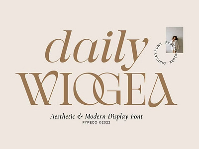 Free Daily Wiogea Display Font