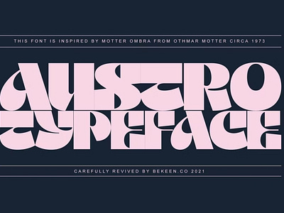 Free Austro Font