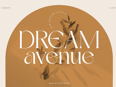 FREE Dream Avenue | Modern Classic calligraphy classic display font display typeface font font awesome font family fonts grafika handwritten modern modern font modern fonts modern stylish sans serif sans serif font script serif font type typeface