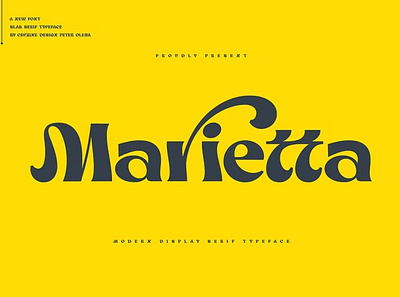 Marietta - Serif Font calligraphy display display font elegant font elegant fonts font font awesome font family fonts lettering logo fonts modern font modern fonts sans serif sans serif font script serif font type typeface typography