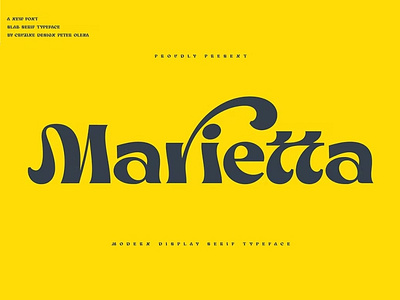 Marietta - Serif Font