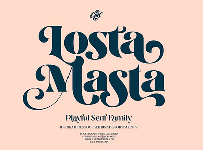 Losta Masta Font calligraphy display display font elegant font elegant fonts font font awesome font family fonts lettering logo fonts modern font modern fonts sans serif sans serif font script serif font type typeface typography