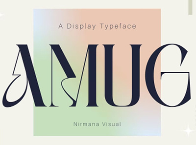 Free - Amug Logo Font calligraphy display display font elegant font elegant fonts font font awesome font family fonts lettering logo fonts modern font modern fonts sans serif sans serif font script serif font type typeface typography