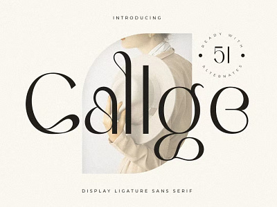 Callge - Display Ligature Sans Serif