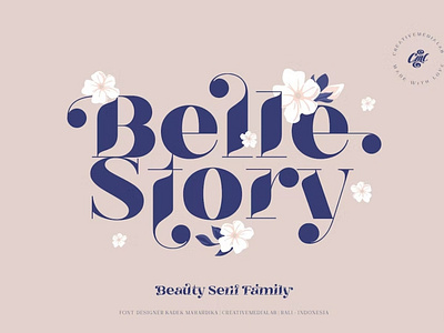 Free Belle Story - Beauty Serif Family