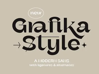 Grafika - Modern Sans Font calligraphy display display font elegant font elegant fonts font font awesome font family fonts lettering logo fonts modern font modern fonts sans serif sans serif font script serif font type typeface typography