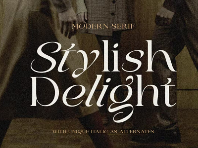 Stylish Delight - Modern Serif Font calligraphy display display font elegant font elegant fonts font font awesome font family fonts lettering logo fonts modern font modern fonts sans serif sans serif font script serif font type typeface typography