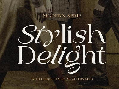 Stylish Delight - Modern Serif Font