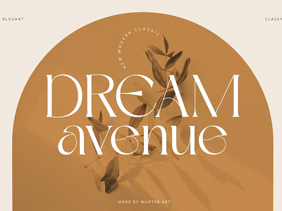 Dream Avenue | Modern Classic Font calligraphy display display font elegant font elegant fonts font font awesome font family fonts lettering logo fonts modern font modern fonts sans serif sans serif font script serif font type typeface typography