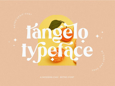 Tangelo Typeface