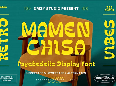 Free Mamenchisa Display Font calligraphy display font sans serif script type typeface