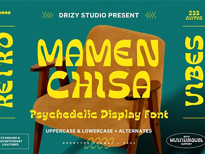 Free Mamenchisa Display Font