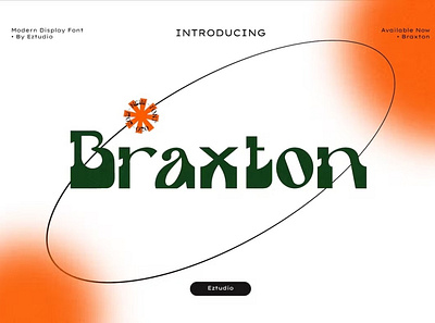 Free Braxton Display Font calligraphy display font sans serif script type typeface