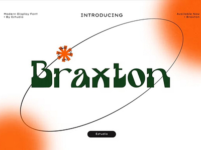 Free Braxton Display Font