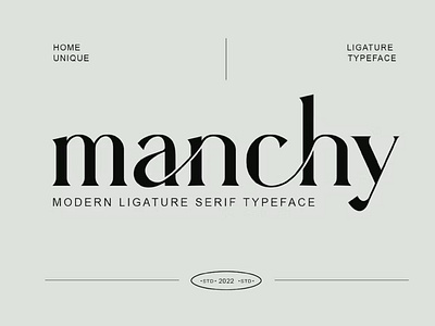 manchy font