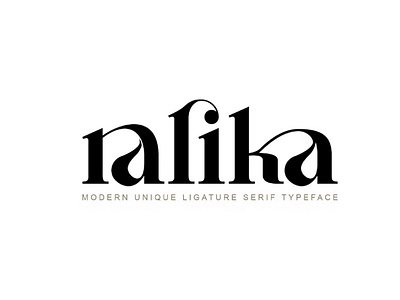 Ralika Modern Unique Ligature Serif Typeface