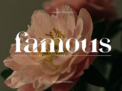 Famous Serif Font