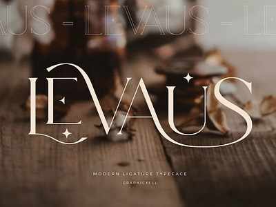 Levaus Ligature Typeface