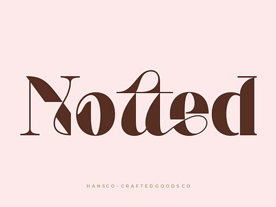 Notted Font