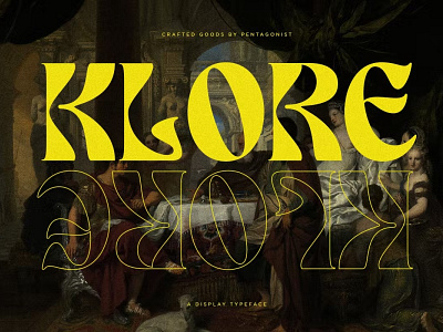 Klore | Vintage Display Font