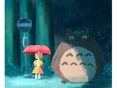 Totoro cartoon childrens illustration illustration totoro
