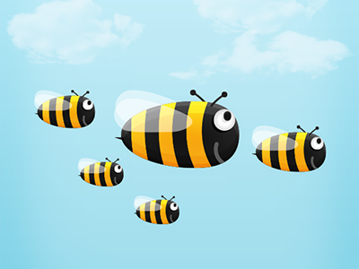 Bees bees illustrator vectors