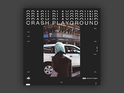 Crash Playground - Haircuts & Fights EP  Cover