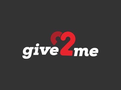 Give2me app branding design icon logo