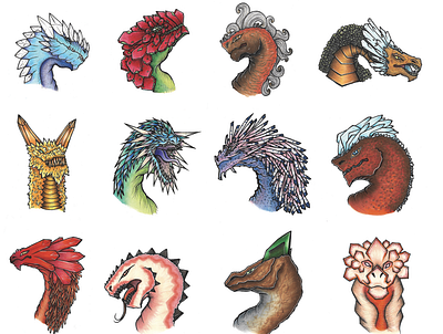 Gemstone Dragons pg1 art artist concept art concept design design graphic design illustration illustrator
