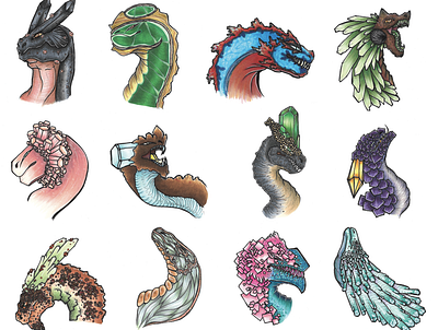 Gemstone Dragons pg2 art artist concept concept art concept artist concept design design graphic design illustration illustrator