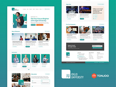 Joglo University - Campus/Education Web Landing Page