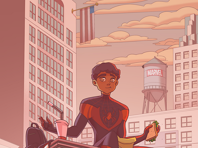 Miles morales illustration