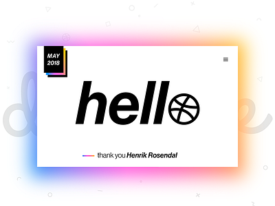 Hello Dribbble debut dribbble dribbbler firstshot hello invite new thank