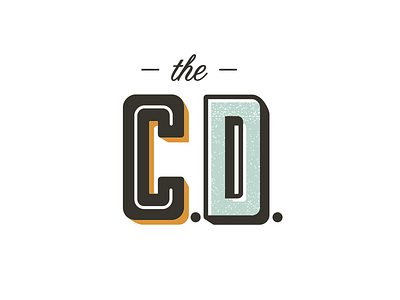 The C.D. Logo branding logo neighborhood branding