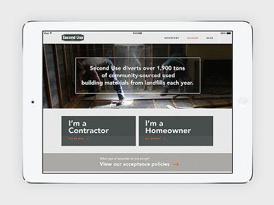 Second Use Website
