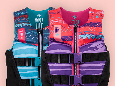 18 Hyperlite Girls Indy Vest art direction life vest design product design wakeboard design