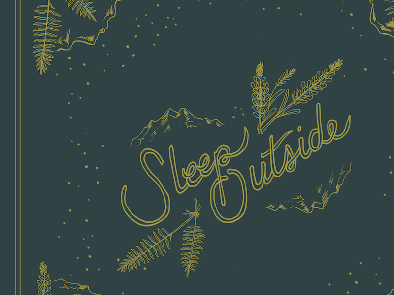 Sleep Outside Bandana by Angie Tomson on Dribbble
