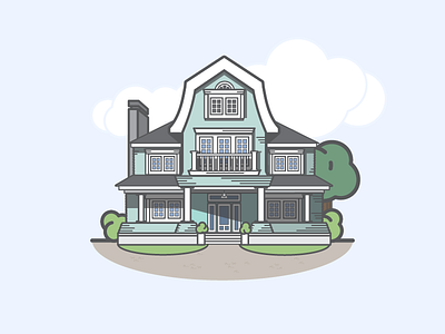 Sea House house illustration