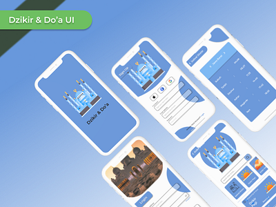 Dzikir & Do'a UI 3d animation graphic design logo motion graphics ui