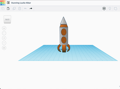 Tinkercad - Rocket NASA animation branding graphic design logo motion graphics