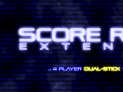 Score Rush Extended - Title Screen 1 extended game japan playstation playstation4 ps4 rush score sequel video