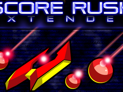 Score Rush Extended 撃点 (PS4) Box Art indie game ps4 score rush xona games