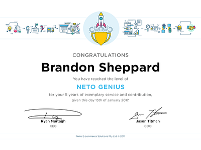 Neto Certificates 2017