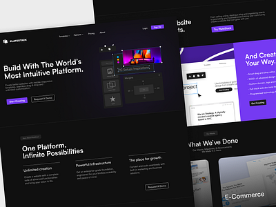 PlateStack - Concept Web Dev Company UI